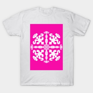 mandala in pink backround T-Shirt